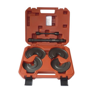 Compresor de muelles de anortiguadores de horquilla trasera con apertura de menos de 30mm.